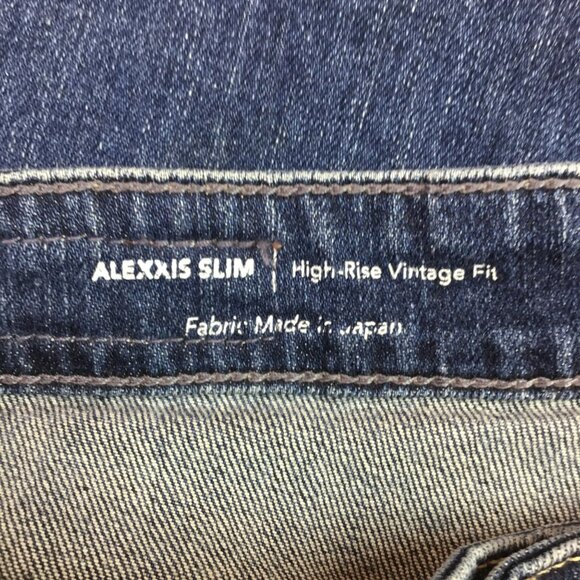 AG Alexxis Slim High-Rise Vintage Fit Jeans 27R Made In Japan - Picture 10 of 15